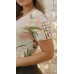 034438 Blusa manga curta Ramany Estampada Folhagem 